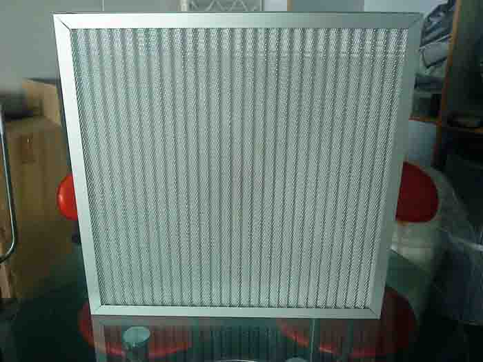 金屬網過濾器濾料：金屬網、鋁網或不銹鋼絲網